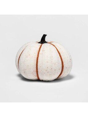 ✨ Cozy Chic ✨ Target Harvest Knit Sweater Pumpkin Speckled White & Orange